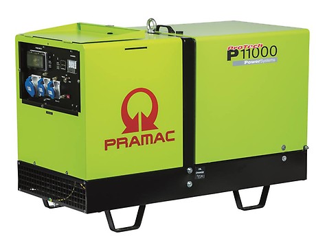 Pramac Mobiler Diesel Stromerzeuger P 11000 3 Phasen E-Start 