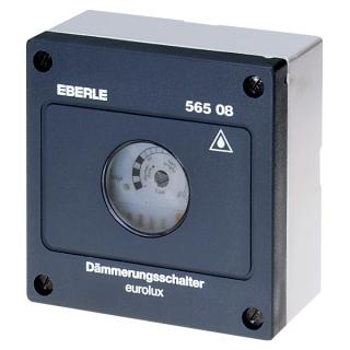 Eberle Dämmerungsschalter AC 230V, 1S, 10A, ca. 1...100Lux, Schutzart IP 54 DÄ56508