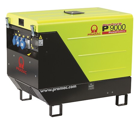 Pramac Mobiler Diesel Stromerzeuger P 9000 AVR 1 Phase E-Start 